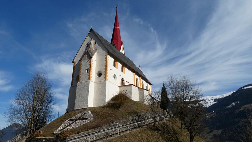 © Ferdinand Mader St.Pankraz Wallfahrtskirche in Uderns im Zillertal. (Ferdinand Mader)