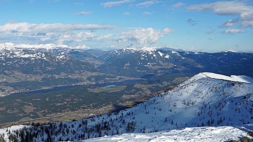 © Annelie Möser Blick vom Goldeck auf den Millstätter See und die Nockberge. (Annelie Möser)