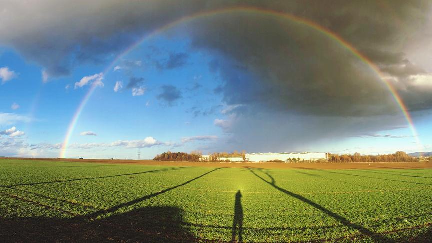 © Alexander Berger Regenbogen über St. Pölten. (Alexander Berger)
