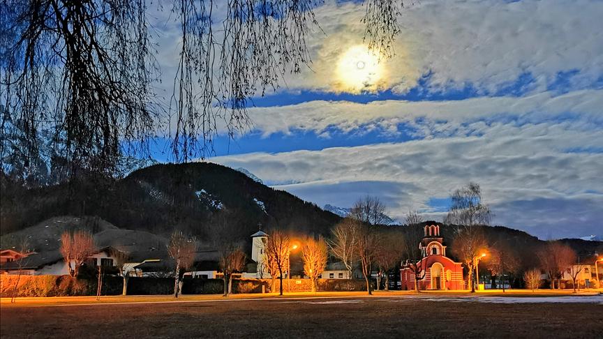 © Georg Ackerer Herrlicher Abendspaziergang in Saalfelden. (Georg Ackerer)