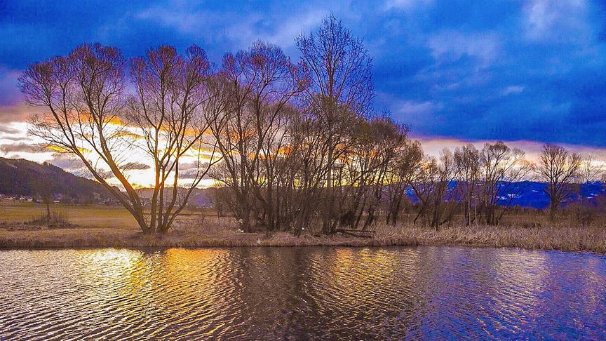 © Siegfried Schlager Sonnenuntergang in der Steiermark. (Siegfried Schlager)