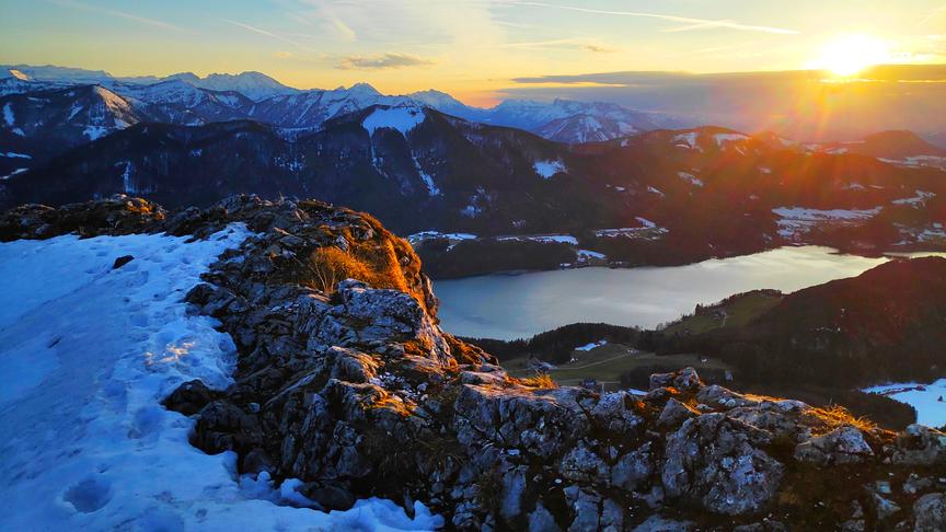 © Felix Eder Sonnenuntergang über dem Fuschlsee. (Felix Eder)