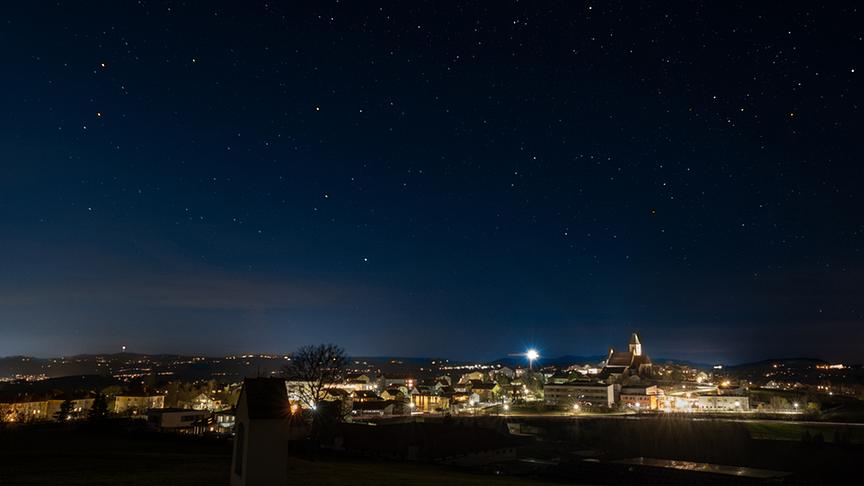 © Tobias Wolfinger Sternenhimmel in Wartberg ob der Aist. (Tobias Wolfinger)