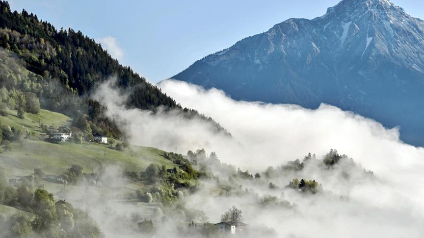 © Muigg Hans Frühnebel in Wenns im Pitztal. (Muigg Hans)