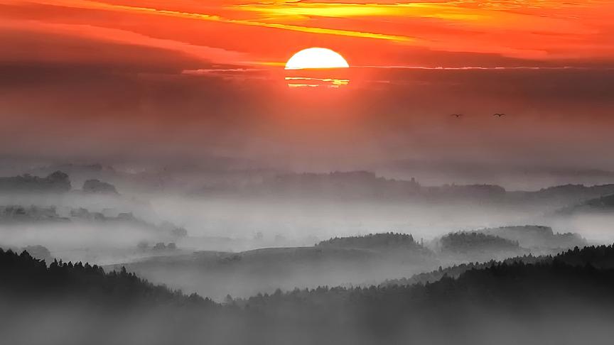 © Peter Grill Sonnenaufgang im Hausruckviertel. (Peter Grill)