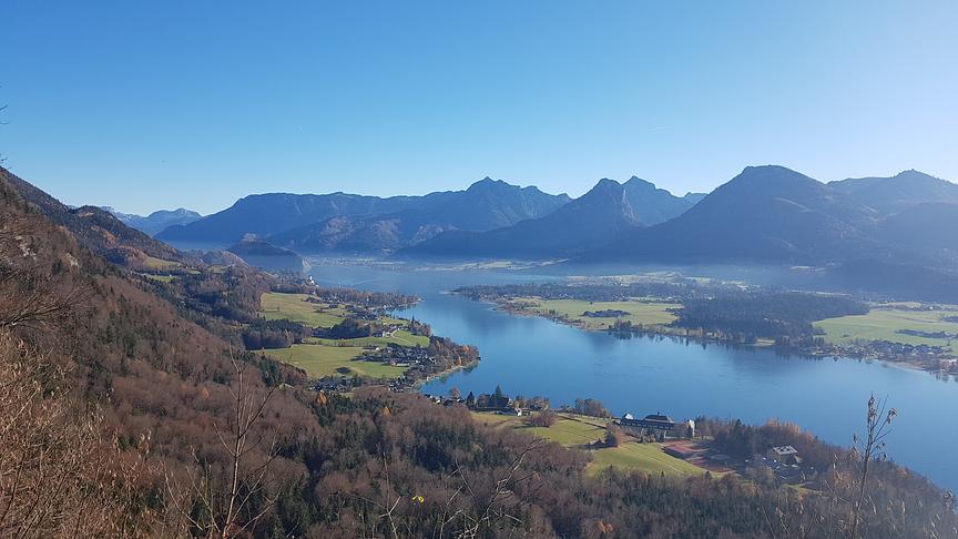 © Karl Jahn Wolfgangsee, vom Falkenstein fotografiert. (Karl Jahn)