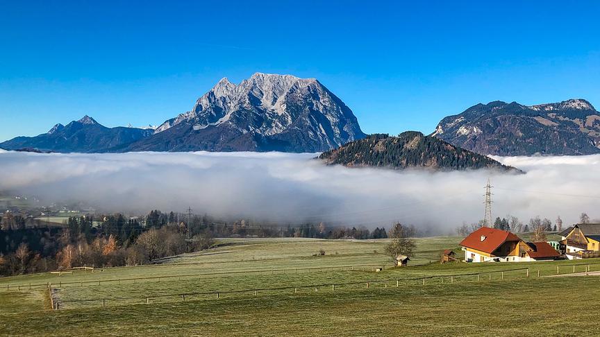 © Siegfried Schlager Talnebel im Raum Trautenfels. (Siegfried Schlager)