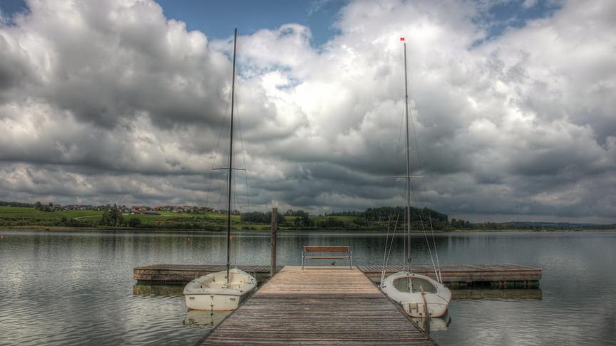 © Emma Sommeregger Bei einem gemütlichen Spaziergang in Seekirchen am Ufer des Wallersee´s habe ich diese schöne Wolkenstimmung fotografieren können. (Emma Sommeregger)
