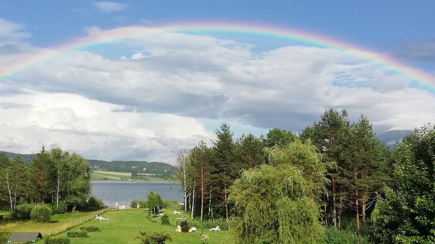 © Eckwirt Valentin Regenbogen übern Turnersee, Richtung Osten. (Eckwirt Valentin)