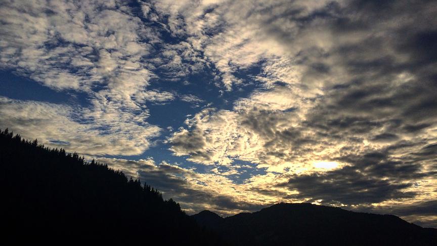 © Doris Schweiger Wolkenhimmel über dem Seeberg. (Doris Schweiger)