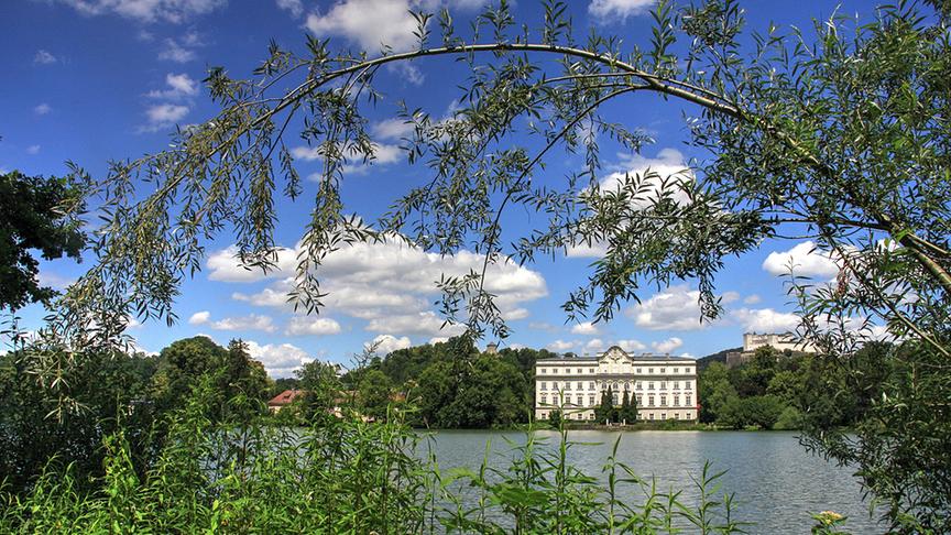 © Emma Sommeregger "Eingerahmtes" Schloss Leopoldskron / Stadt Salzburg. (Emma Sommeregger)