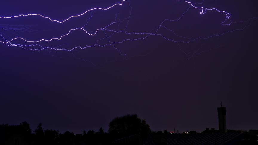 © Jan Sauberer Das Gewitter über Wien am 28.07.2020 um 23:15. (Jan Sauberer)