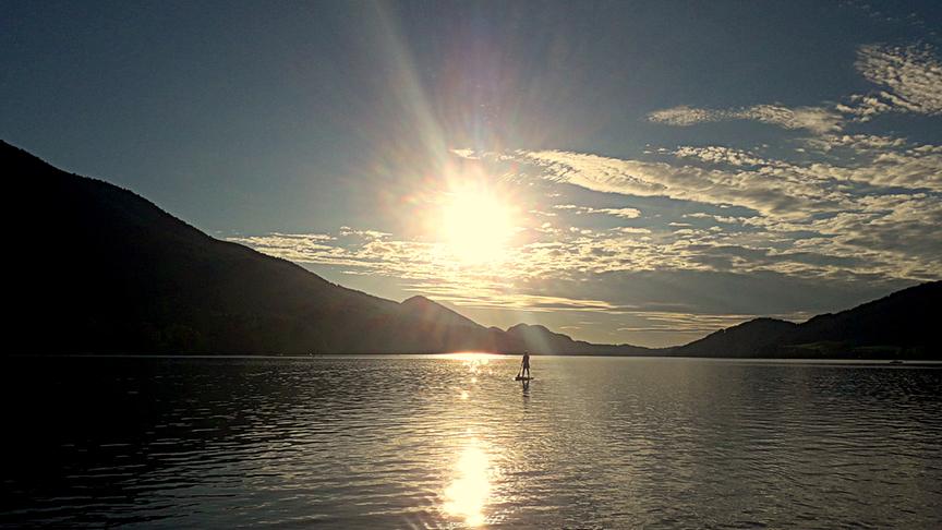 © Christa Katharina Dallinger Abendstimmung am Fuschlsee. (Christa Katharina Dallinger)