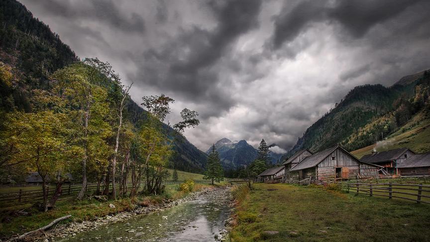 © Peter Grill Kein schönes Sommerwetter im kleinen Sölktal. (Peter Grill)