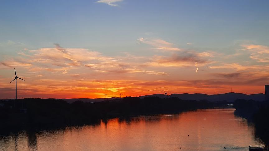 © Natascha Markova Sunset auf der Donauuinsel in 1220 Wien. (Natascha Markova)