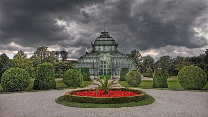© Peter Grill Palmenhaus bei nicht schönen Sommerwetter. (Peter Grill)