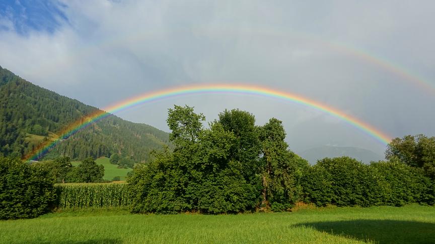 © Annelie Möser Regenbogen am Abend. (Annelie Möser)