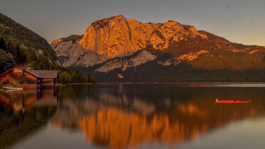 © Siegfried Schlager Tolle Abendstimmung am Altausseersee. (Siegfried Schlager)