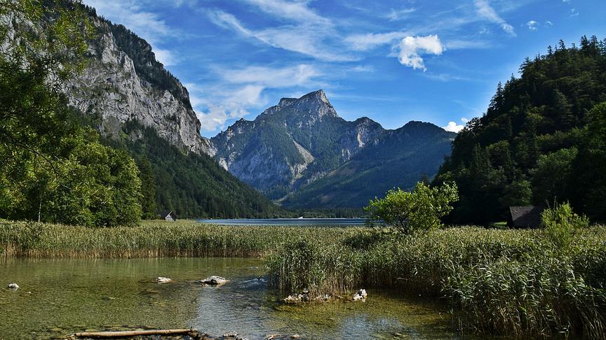 © Ingrid Grossauer Ein herrlicher Spätsommertag am Leopoldsteinersee, nahe Eisenerz. (Ingrid Grossauer)