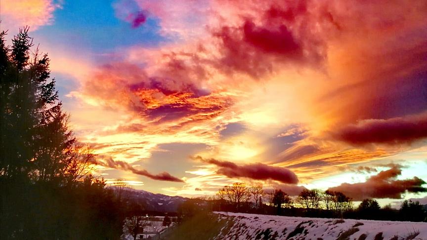 © Claudia Midl Ein wunderschönes Wolkenbild. (Claudia Midl)