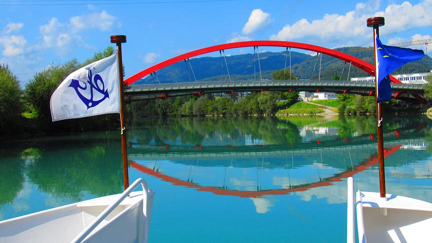 © Georg Wastl Schiff Ahoi! Nach 35 Jahren lief das Drauschiff zum letzten Mal zu einer Rundfahrt auf der Drau in Villach aus. In Zukunft wird das Schiff am Ossiacher See eingesetzt. (Georg Wastl)