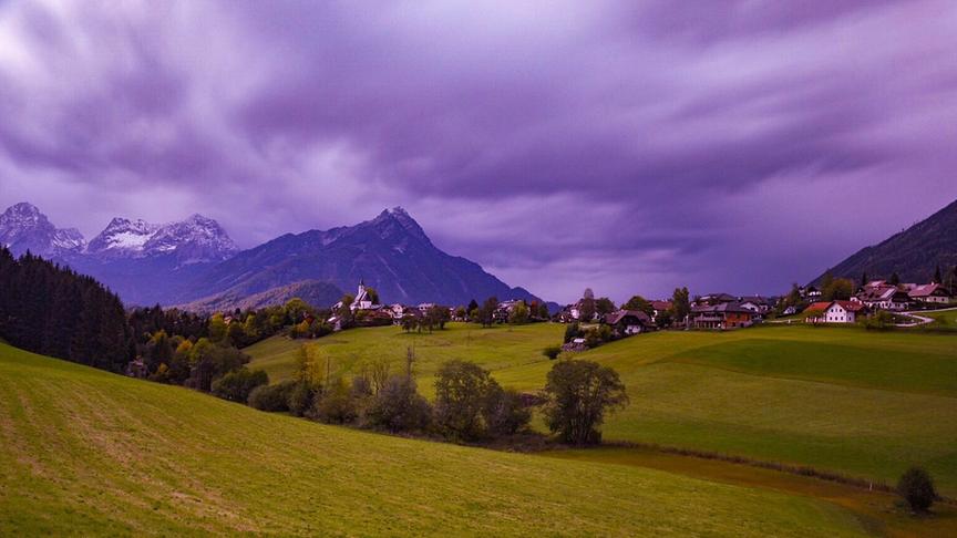 © Siegfried Schlager Stimmungsvoller Wetterumschwung. (Siegfried Schlager)