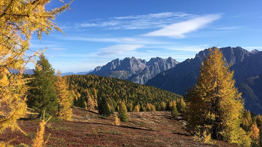 © Walter Gruber Blick vom Hochstein aus auf die Lienzer Dolomiten. (Walter Gruber)
