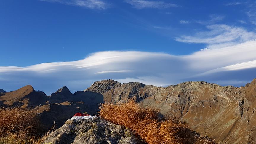 © Werner Meschik Tolle Abendstimmung mit einer einzigartigen Wolkenformation. Blick von der Bösen Nase zur Hohen Leier 2774m in der Ankogelgruppe. (Werner Meschik)