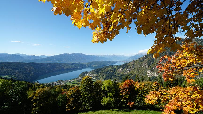 © Annelie Möser Herbststimmung oberhalb vom Millstätter See. (Annelie Möser)