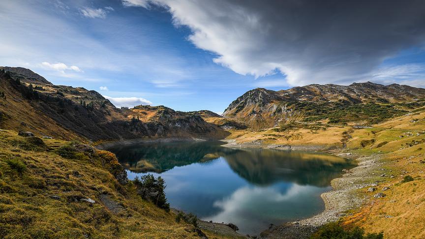 © Manfred Gasser Fönstimmung am Formarinsee. (Manfred Gasser)