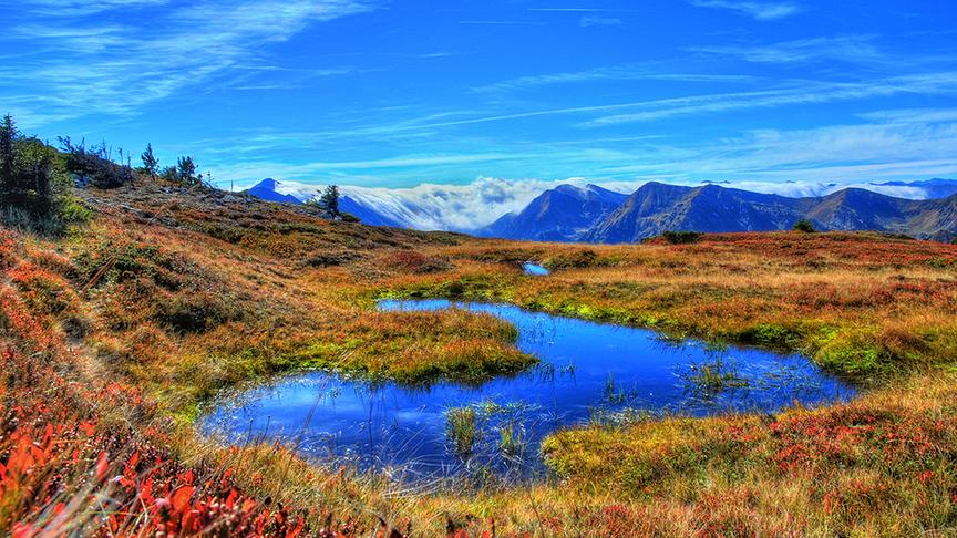 © Stefan Gerstbrein Wunderschöne Herbstlandschaft am "Stein am Mandl" in den Rottenmanner Tauern. (Stefan Gerstbrein)