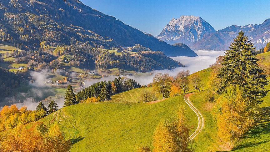© Siegfried Schlager Wunderbare Sicht ins Ennstal im Talnebel. (Siegfried Schlager)