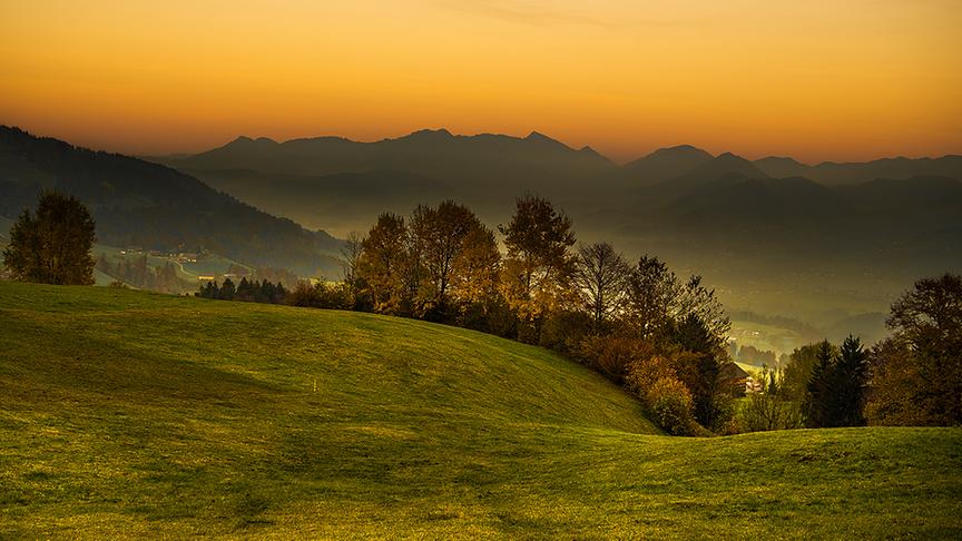 © Manfred Gasser Sonnenuntergang Richtung Bregenzerwald (Manfred Gasser)
