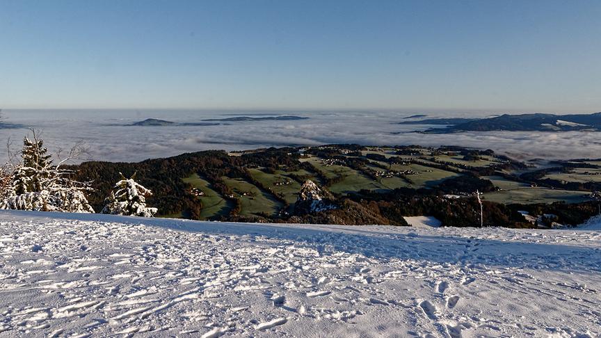© Franz Sommeregger Ein frostiger Spätherbstmorgen auf dem Gaisberg. (Franz Sommeregger)