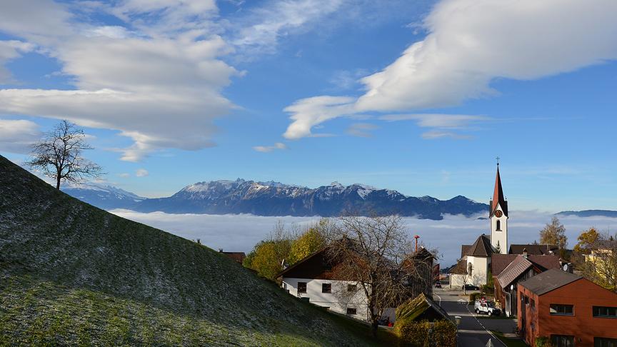 © Werner Schnetzer Diese Bilder wurden von Dafins aus Richtung Schweizer Berge gemacht. (Werner Schnetzer)