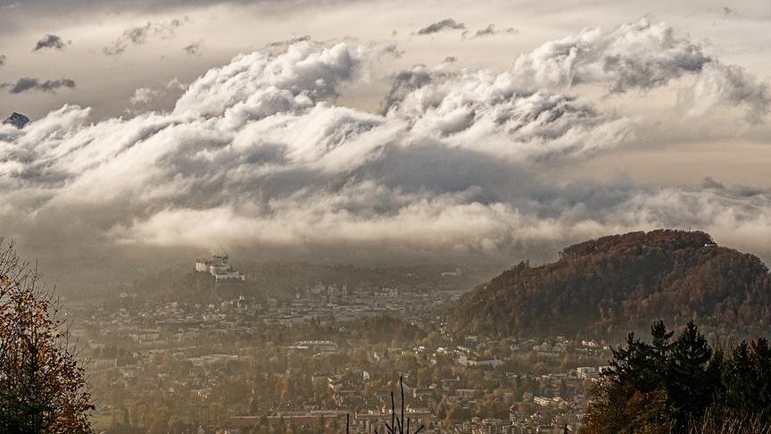 © Franz Sommeregger Wilde Wetterstimmung über Salzburg. (Franz Sommeregger)