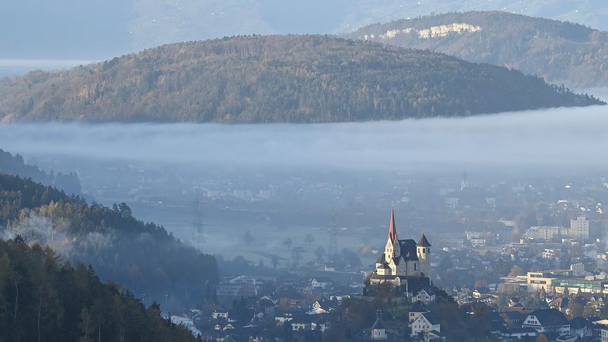 © Manfred Gasser Rankweil im Nebel. (Manfred Gasser)
