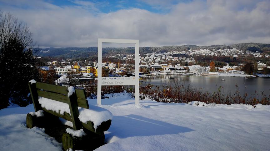 © Doris Blüm Winterlandschaft. Ein Blick zur Veldener Bucht. (Doris Blüm)