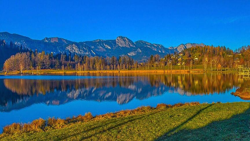 © Siegfried Schlager Mountains Ennstal Sunsetspiegelung. (Siegfried Schlager)