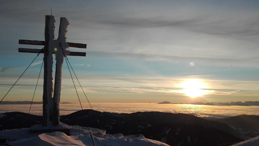 © Martina Wernig Sonnenaufgang am Falkertspitz. (Martina Wernig)