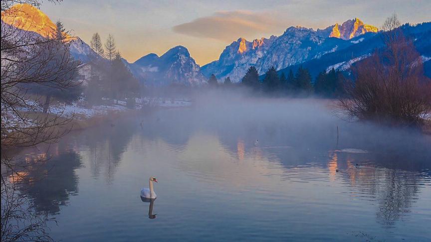 © Siegfried Schlager Wunderbare Stimmung mit Nebel in der Grieshoflacke bei Admont. (Siegfried Schlager)