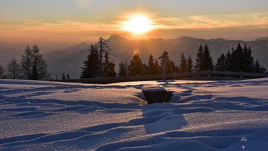 © Unterrainer Lydia Ein wunderschöner Sonnenaufgang bei -17°...schön war's! (Unterrainer Lydia)