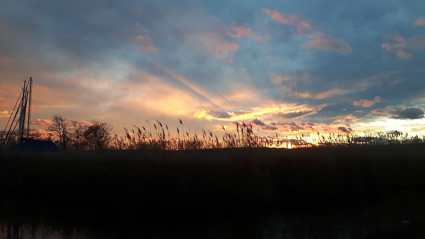 © Emmerich Trimmel Sonnenuntergang in Mörbisch am See. (Emmerich Trimmel)