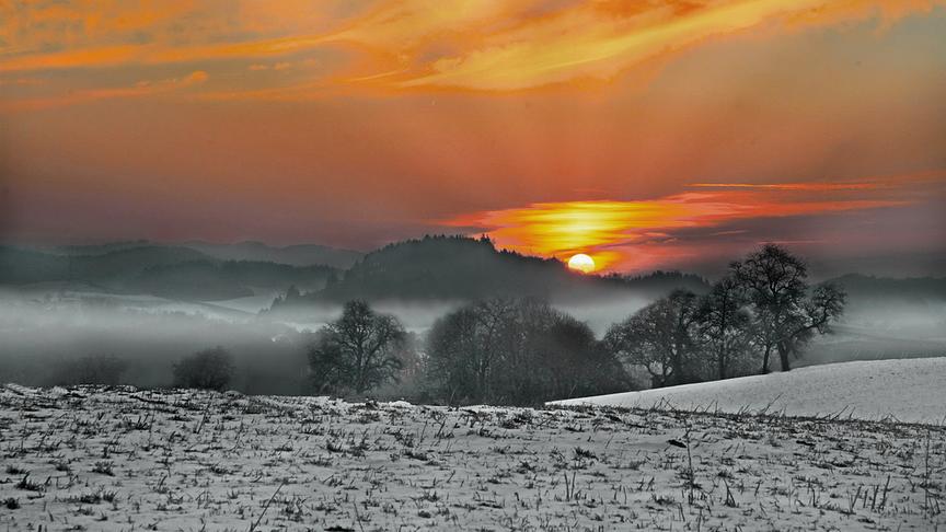 © Peter Grill Sonnenuntergang im Haurruck. (Peter Grill)