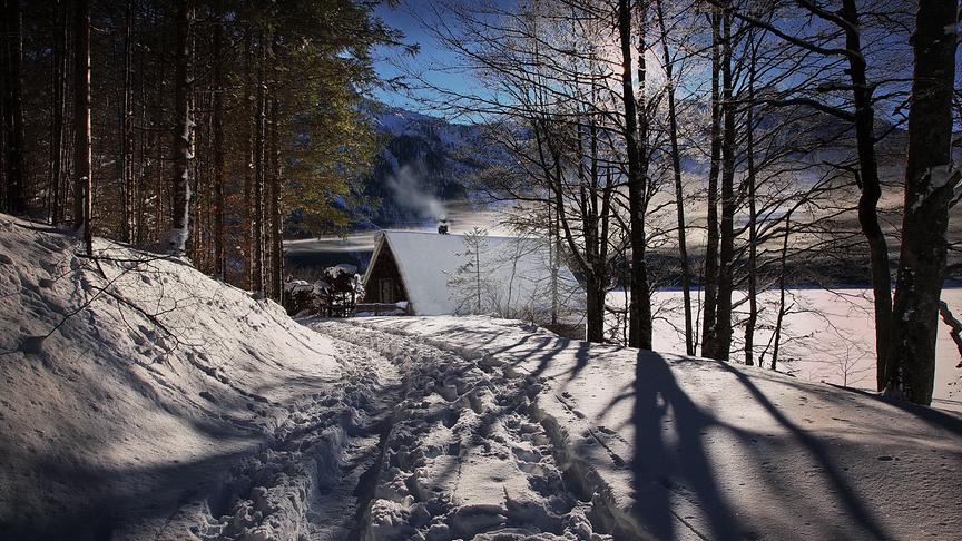 © Peter Grill Winterlandschaft am Offensee in Oberösterreich. (Peter Grill)