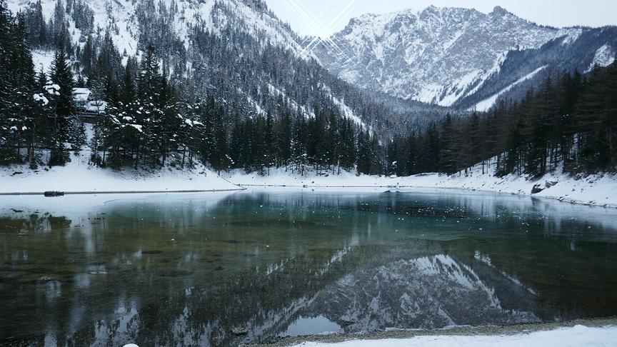 © Harald Schweighofer Grüner See Tragöß Winterstimmung. (Harald Schweighofer)