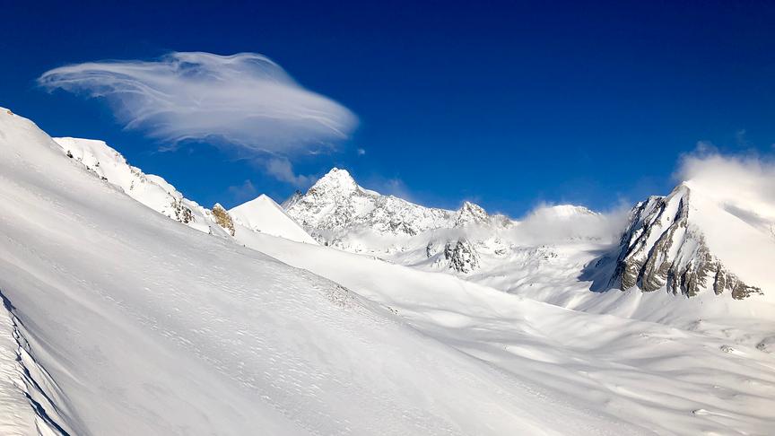 © Patrick Kollnig Großartiger Blick von etwas oberhalb der Glorerhütte auf das Dach Österreichs. (Patrick Kollnig)