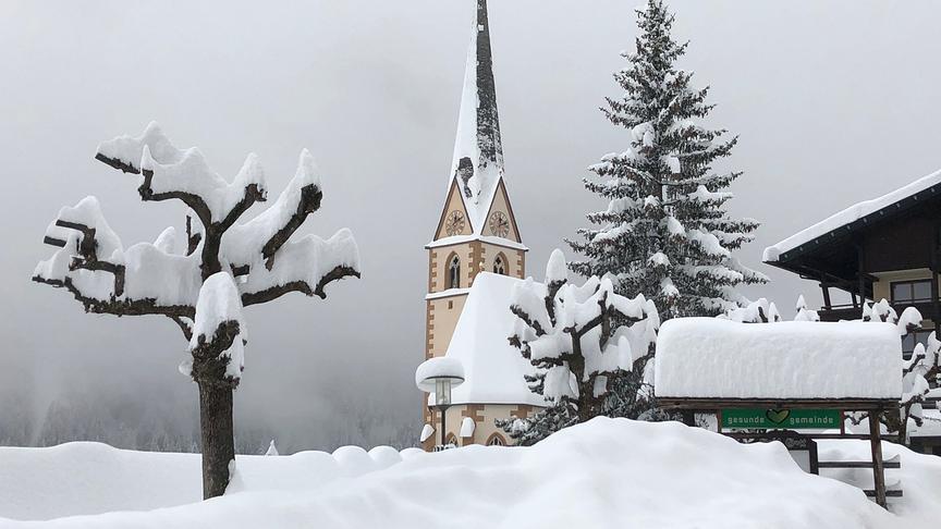 © Michael Siebler 90 cm Neuschnee in Heiligenblut am Großglockner. (Michael Siebler)