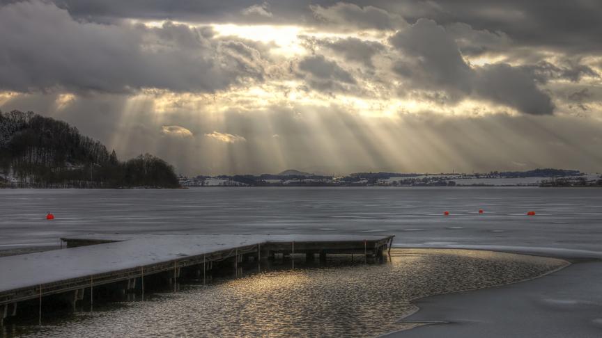 © Emma Sommeregger Ich habe am späten Nachmittag beim Strandbad Neumarkt einen Spaziergang gemacht und diese wunderbare Lichtstimmung entdeckt. (Emma Sommeregger)
