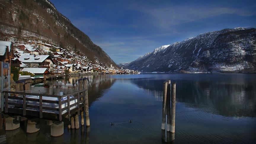 © Peter Grill In Hallstatt spürt man schon die Frühlingsluft ein schöner Tag. (Peter Grill)